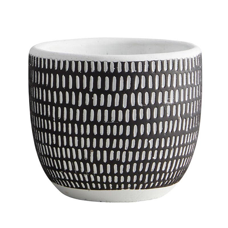 47th & Main (Creative Brands) - Small Pit Vertical Stripes Pot