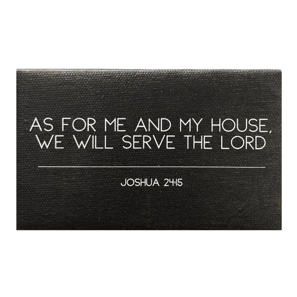 Petal Lane Home - Chalk As For Me and My House Canvas Magnet