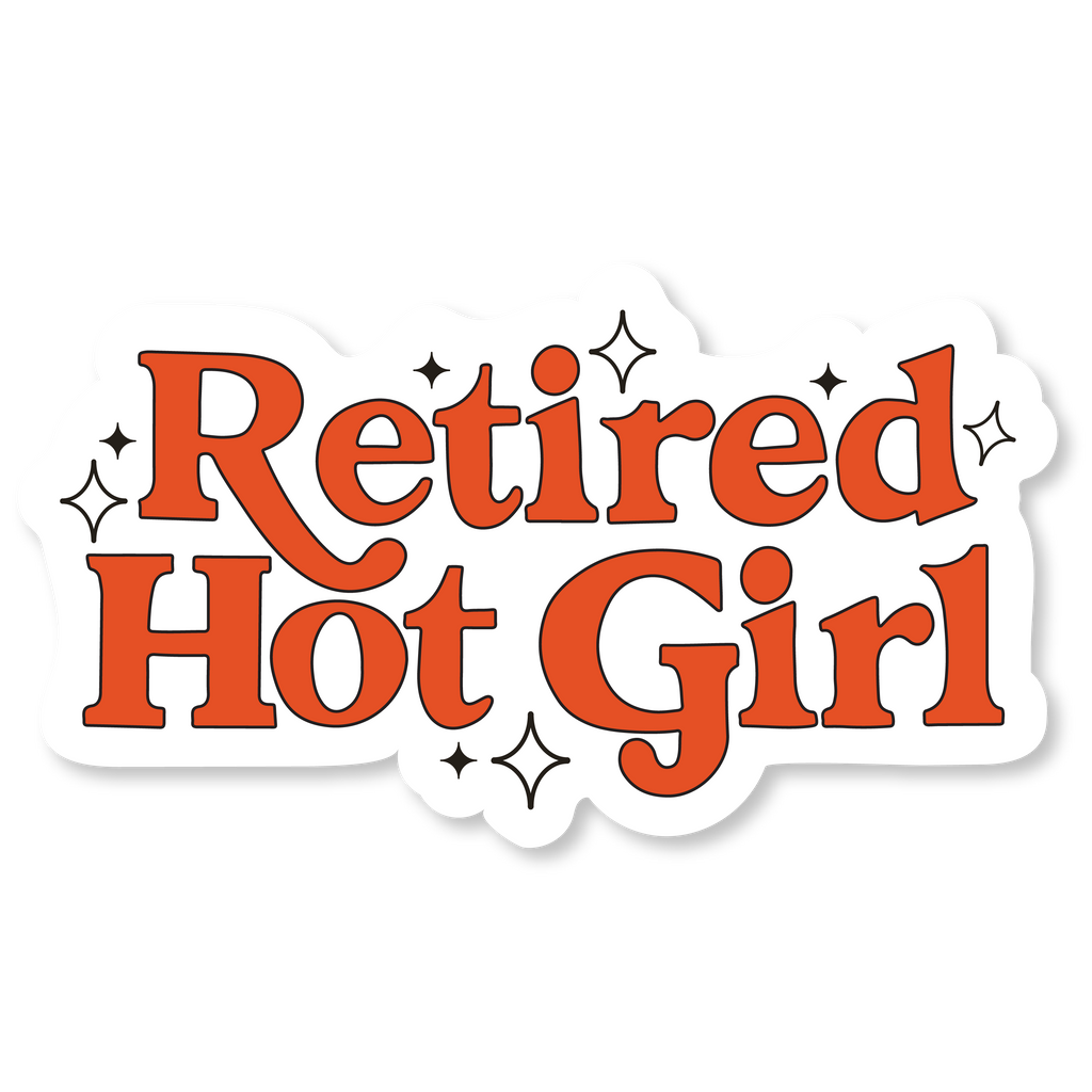 Parcel Island - Retired Hot Girl Vinyl Sticker