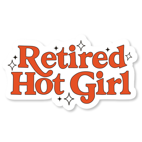 Parcel Island - Retired Hot Girl Vinyl Sticker