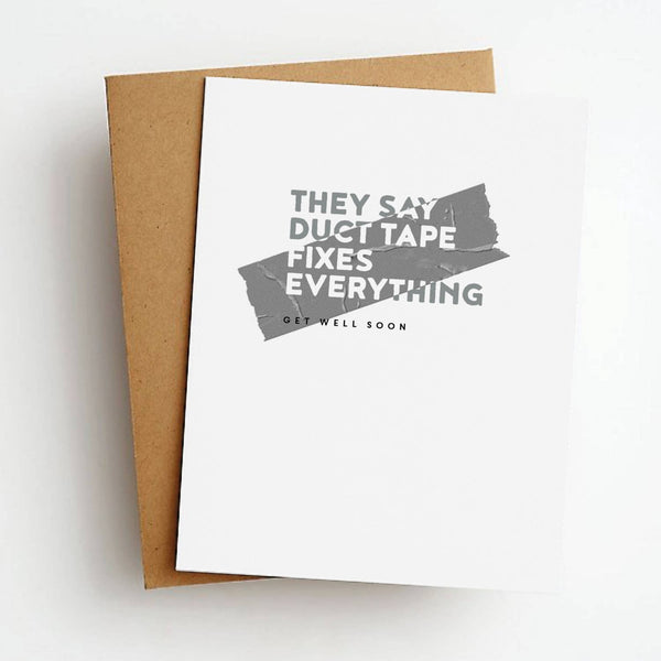 Skel & Co - Duct Tape Get Well Card