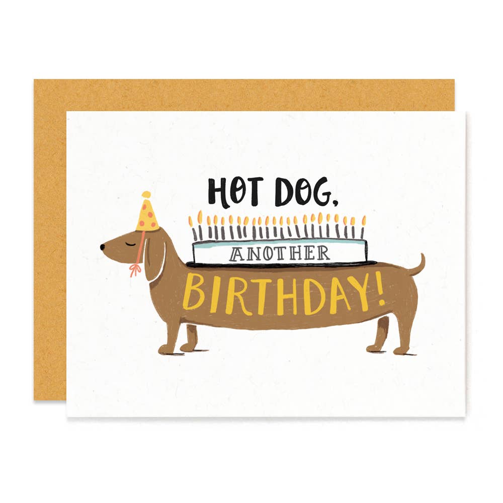 Paper Pony Co. - Hot Dog Another Birthday Card