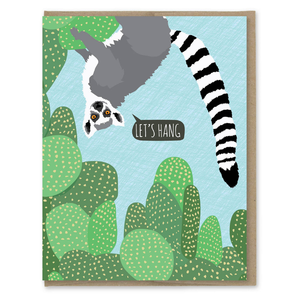 Modern Printed Matter - Let's Hang Card