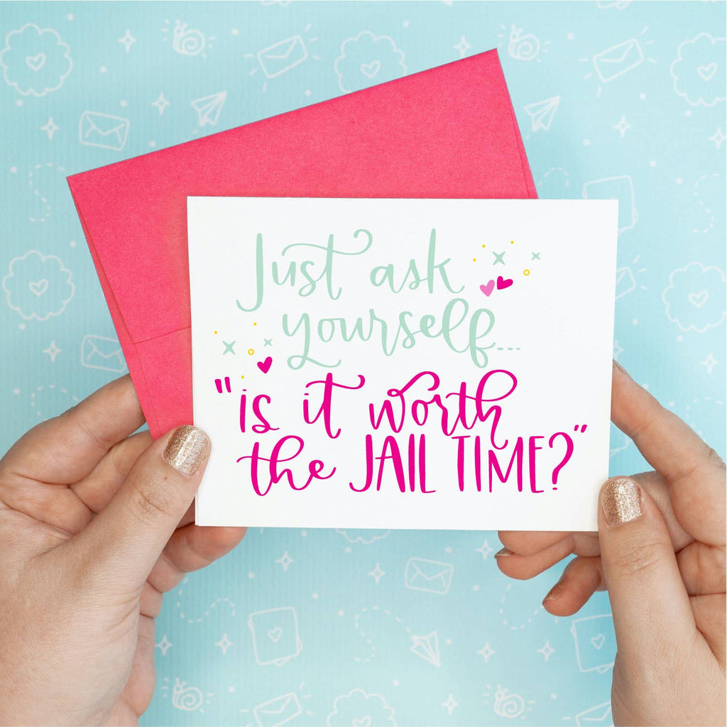 Colette Paperie - Jail Time Card - 6 single cards