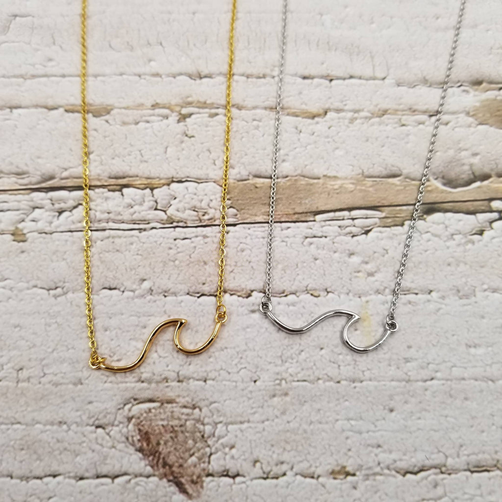 Treasure Wholesale - Sea Wave Necklace