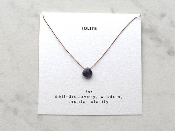 Soulsilk - Iolite Necklace Card