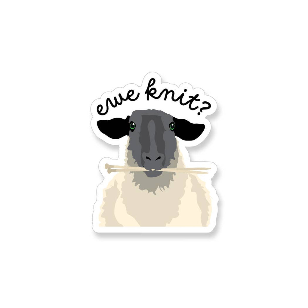 Apartment 2 Cards - Ewe Knit Vinyl Sticker