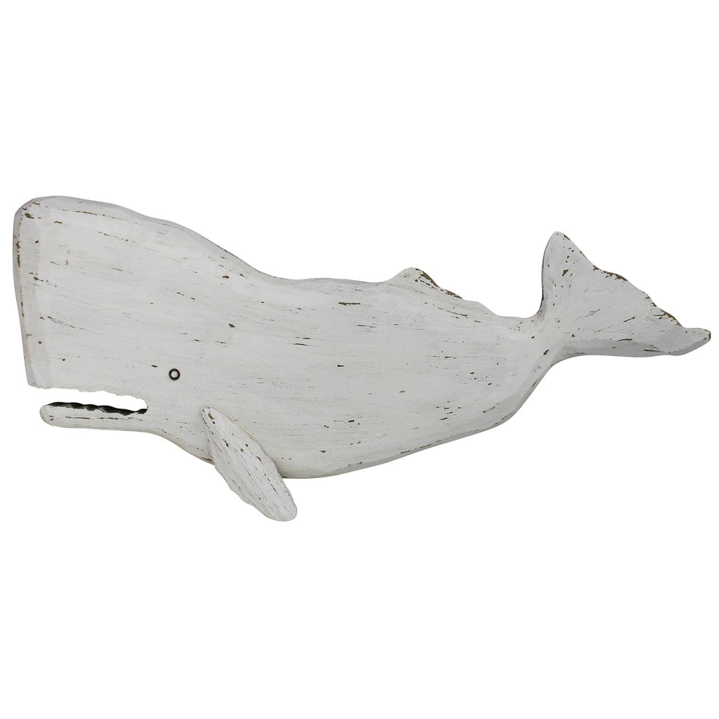 HomArt - Melville Sperm Whale, Wood, White