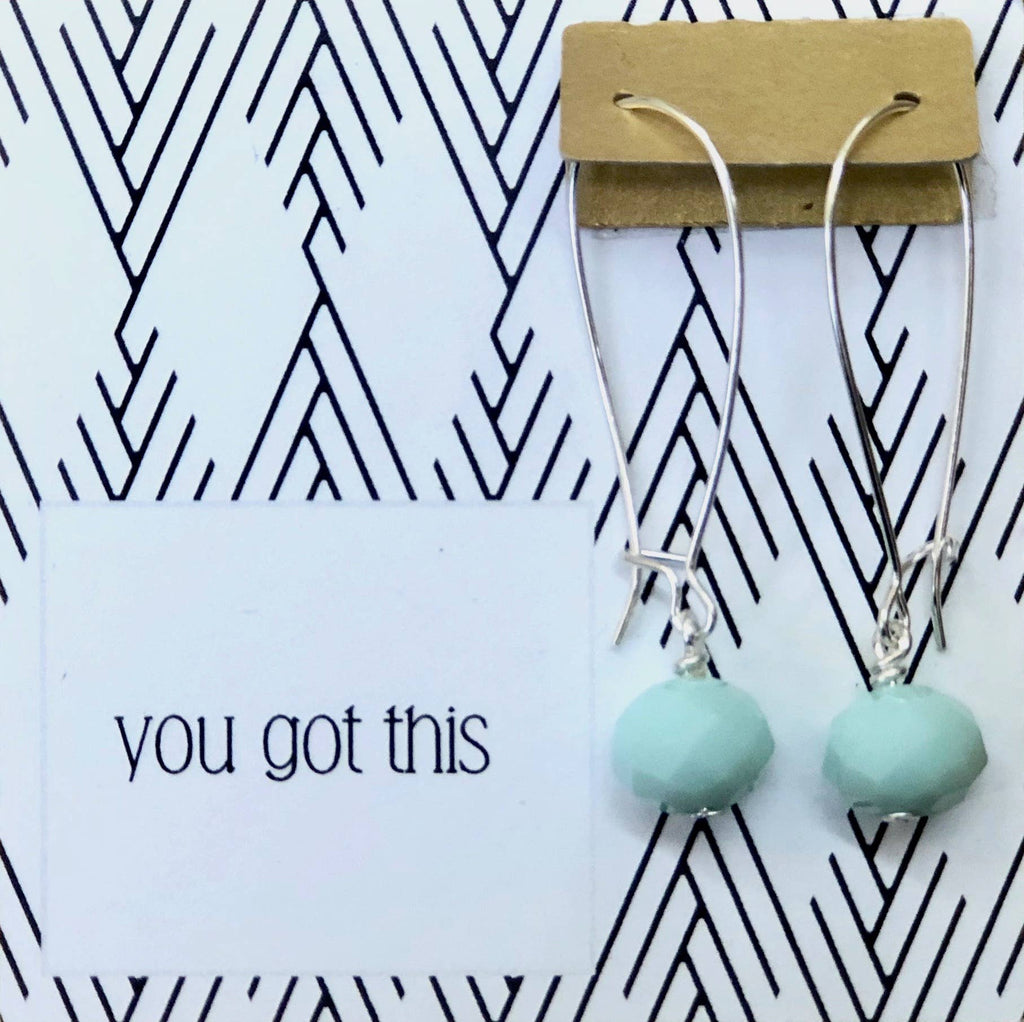 Ruthie and Olive | 3 meals donated for every necklace - You Got This - Opal Crystals