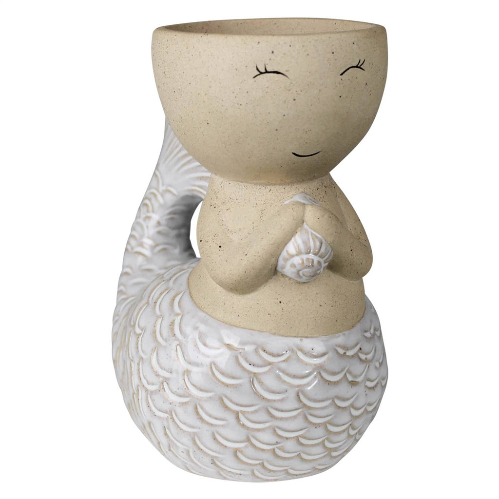 HomArt - Swimming Mermaid Cachepot, Ceramic