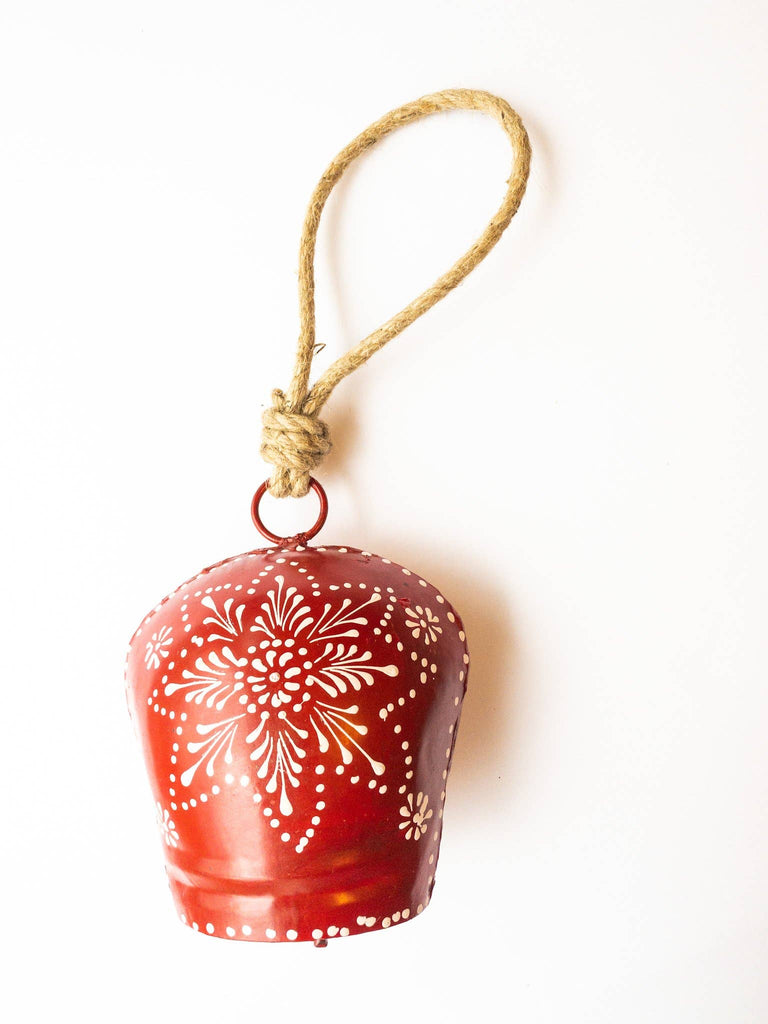 Rahabs Rope - Hand Painted Red Rim Cowbell