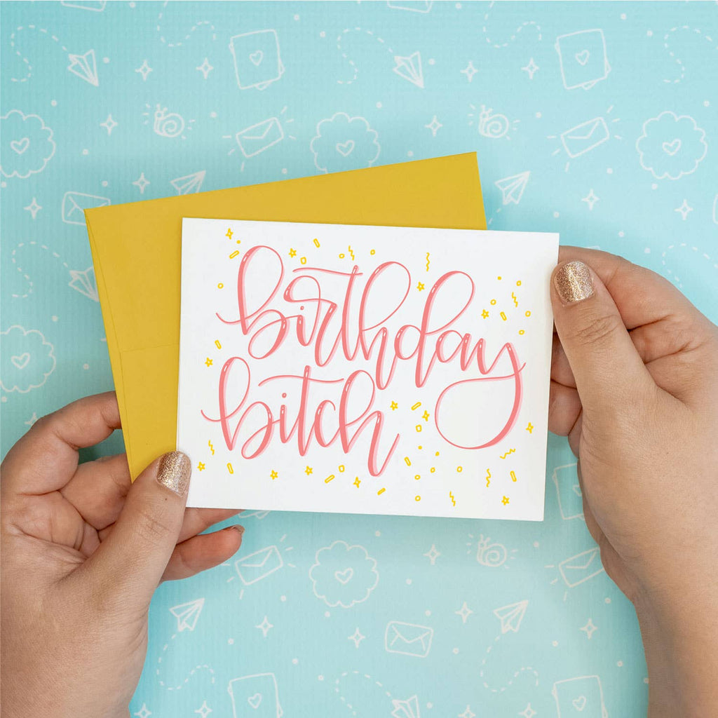 Colette Paperie - Birthday Bitch Card - 6 single cards