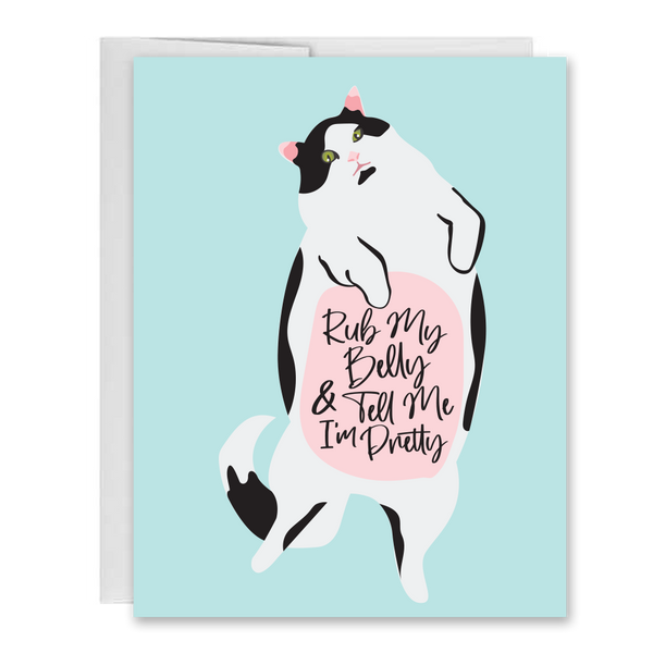 Parcel Island - Rub My Belly and Tell Me I'm Pretty Greeting Card