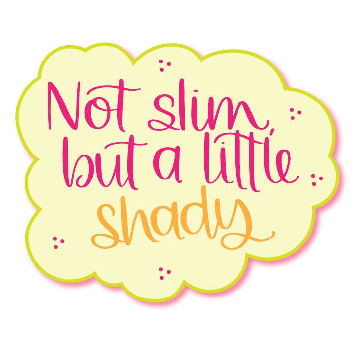Colette Paperie - Slim Shady Eminem Sticker - 6 single stickers