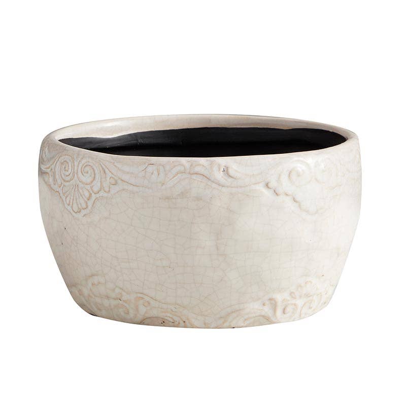 47th & Main (Creative Brands) - Small Ceramic Round Pot