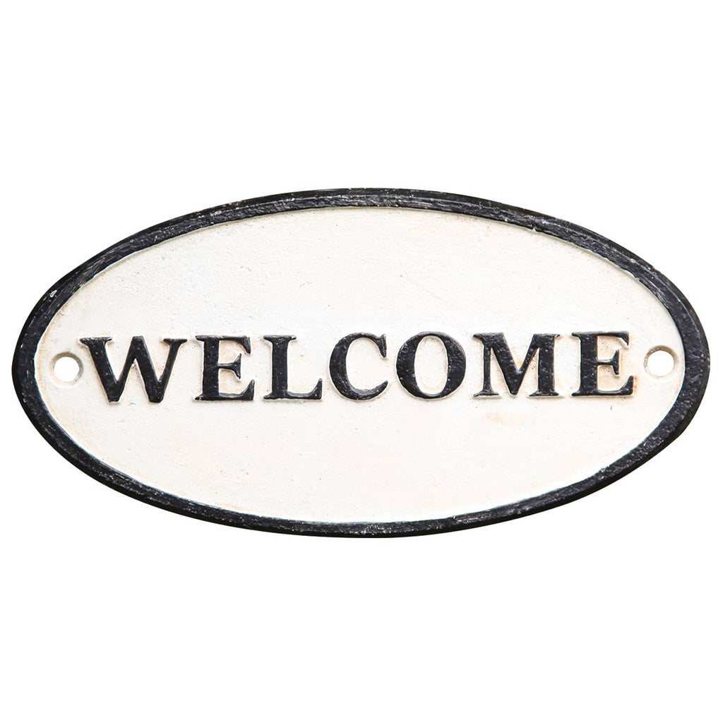 HomArt - Cast Iron Sign - Welcome