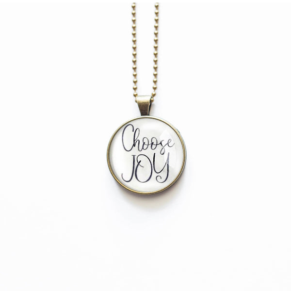 The Vintage Sparrow - Choose Joy Necklace