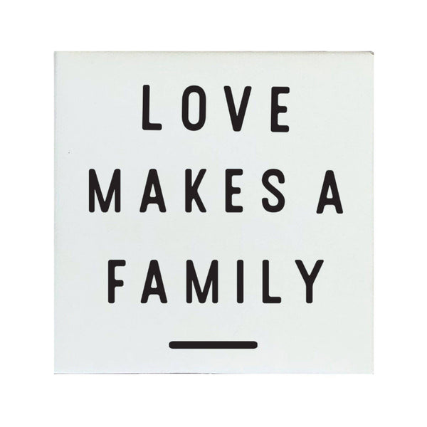Petal Lane Home - Canvas Magnet Love Makes A Family