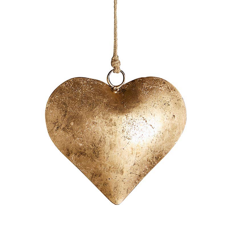 47th & Main (Creative Brands) - Medium Golden Antique Heart