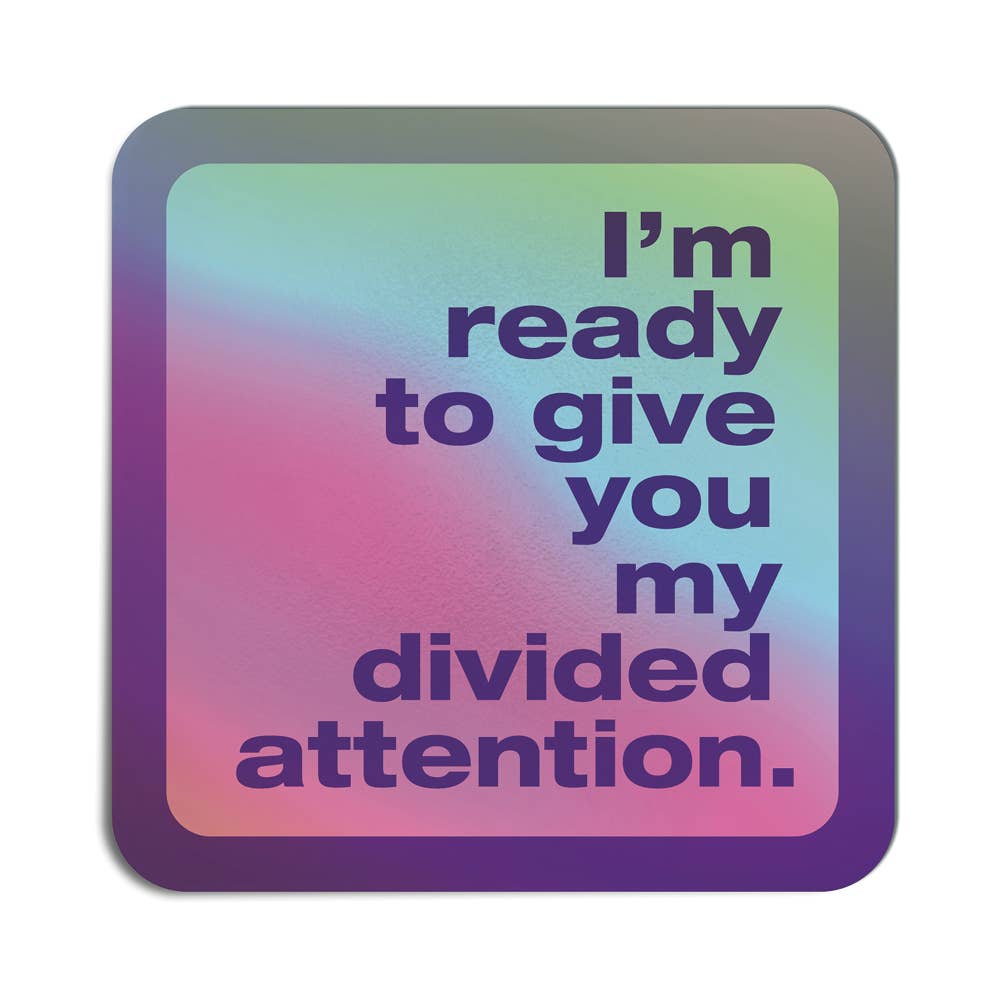 FINCH and HARE - Divided Attention Sticker