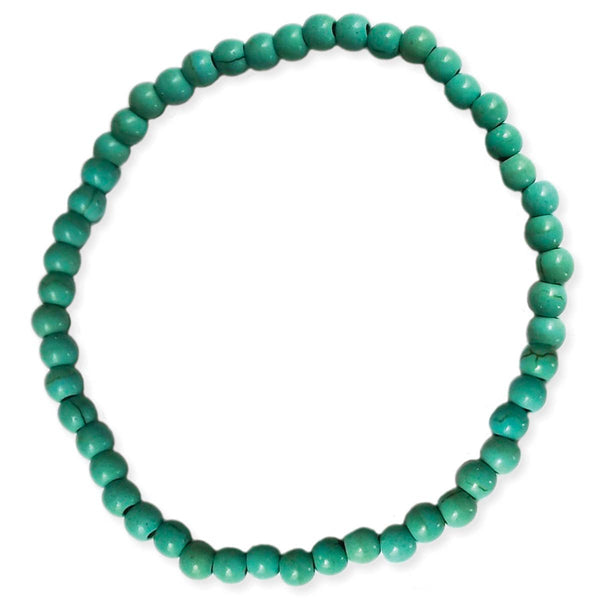 ZAD - Turquoise Stone Stretch Bracelet