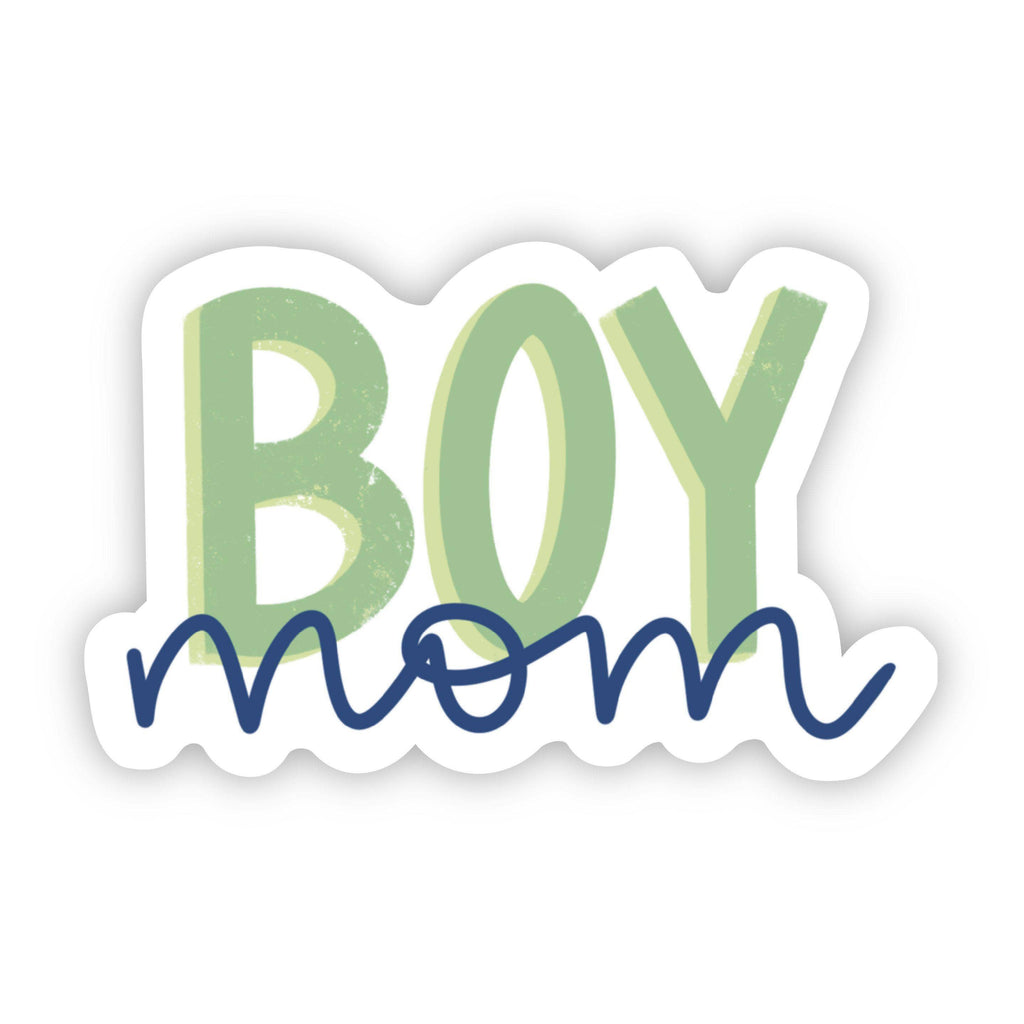 Big Moods - Boy Mom Green & Blue Sticker