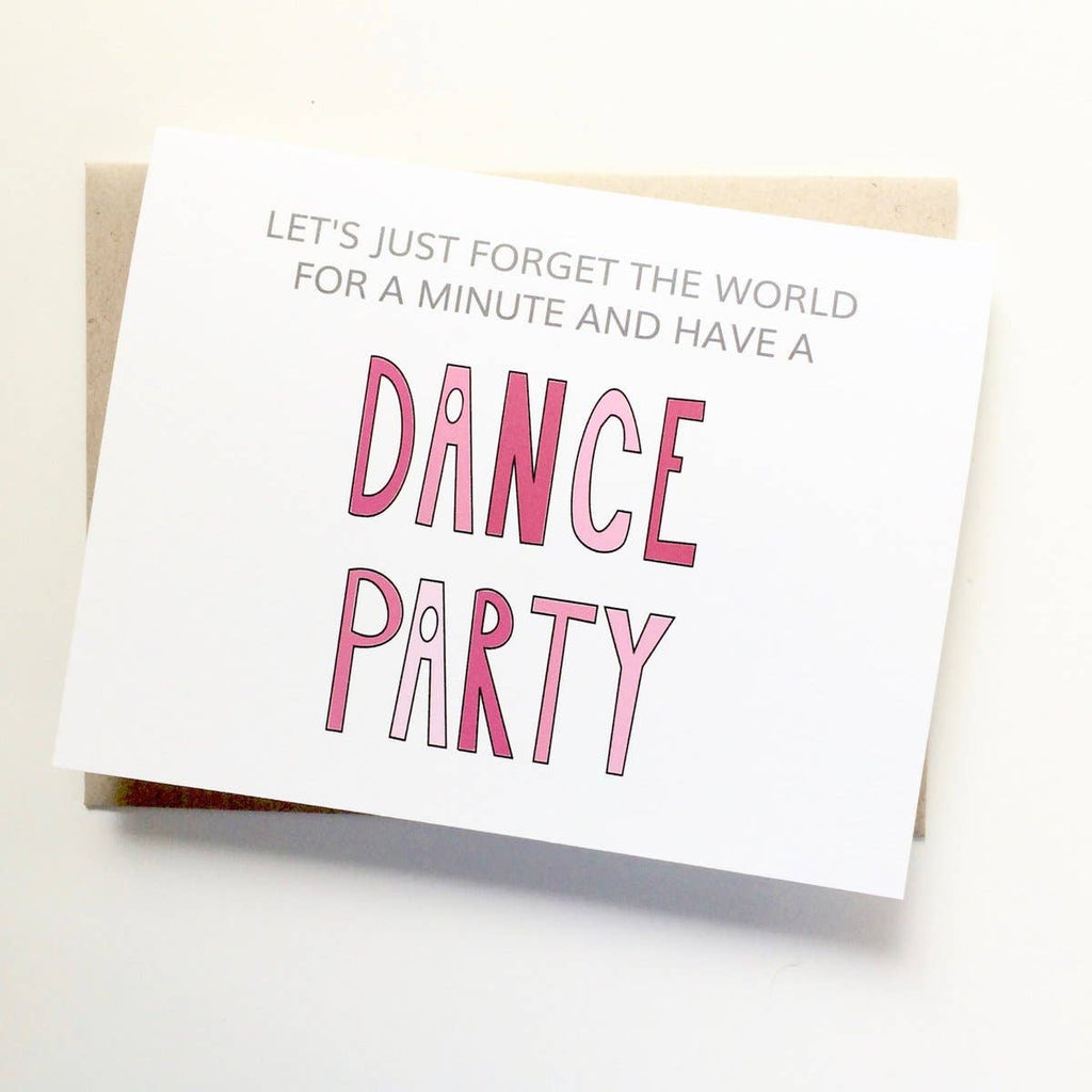 PAGEFIFTYFIVE - Forget the World Dance Party Card