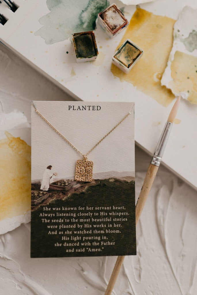 Dear Heart - Planted  | Christian Necklace | Minimal Jewelry | Gift