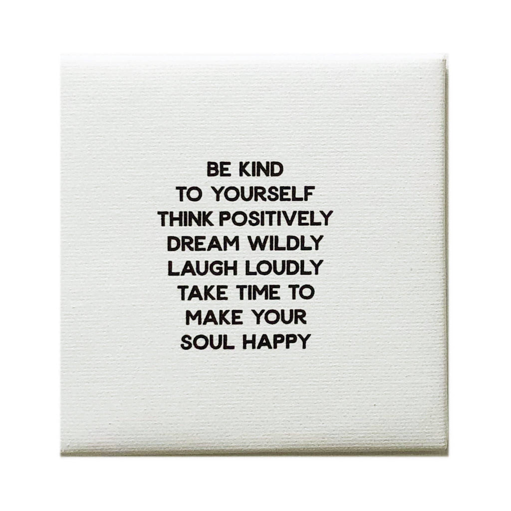 Petal Lane Home - Be Kind to Yourself Canvas Magnet