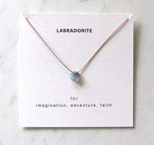 Soulsilk - Labradorite Necklace Card