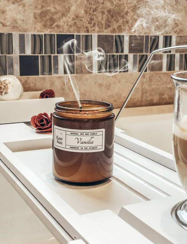 Raw Buzz Co - Vanilla Soy Candle
