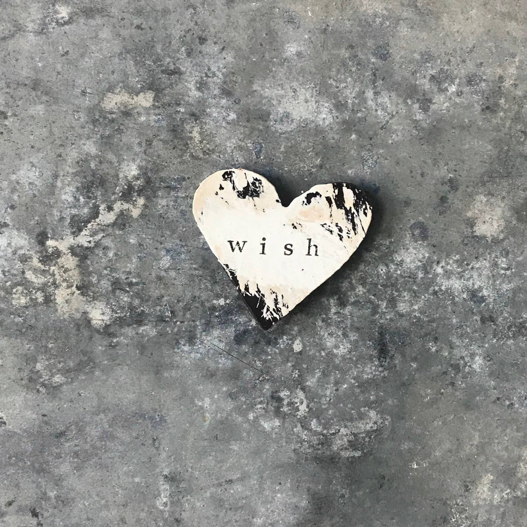 Our Country Homestead - Magnet - Heart With "Wish"