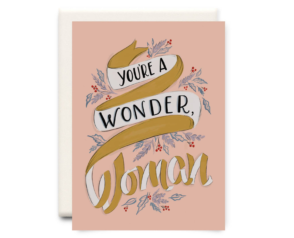 Inkwell Cards - Wonder Woman | Friendship Greeting Card