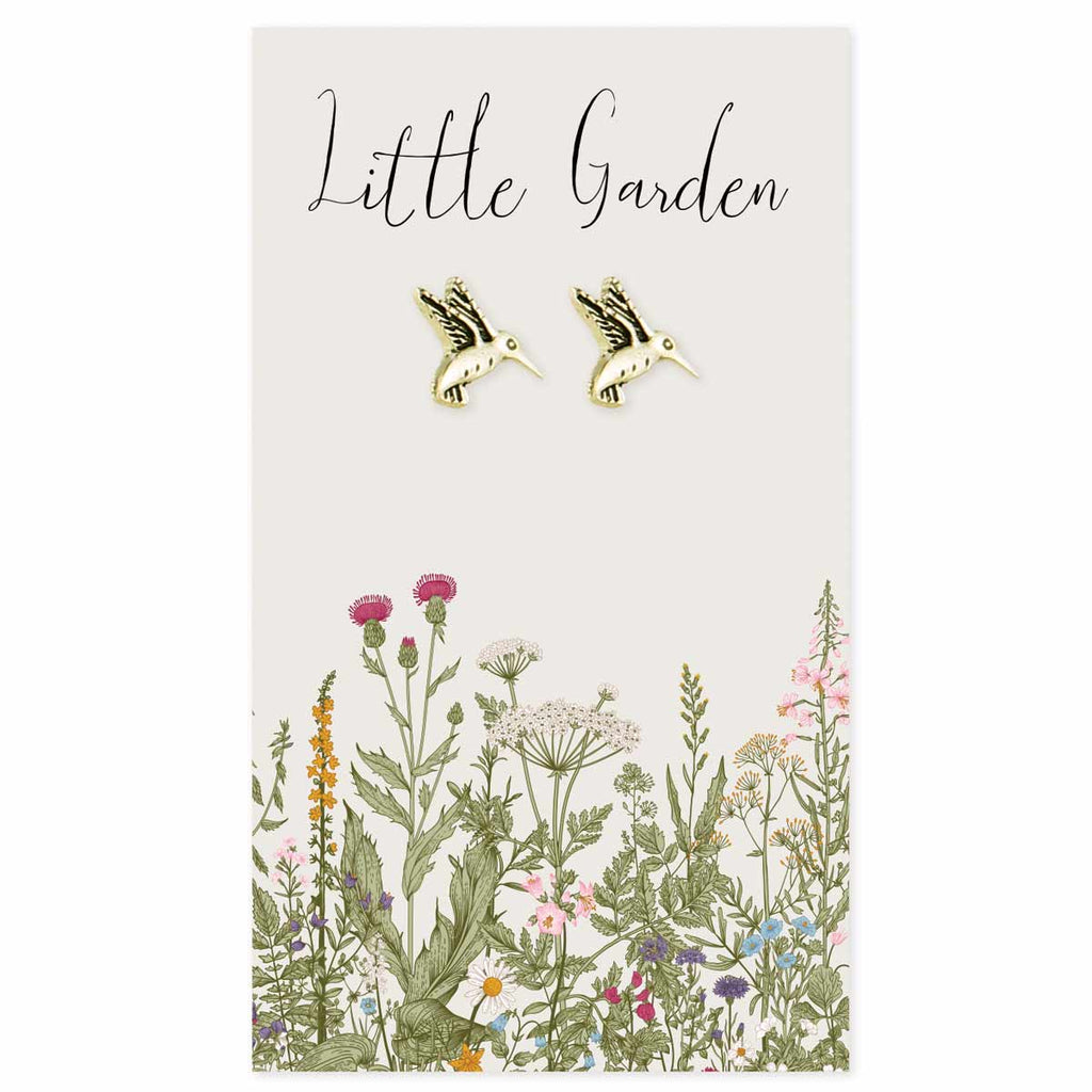 ZAD - Little Garden Gold Bird Post Earrings