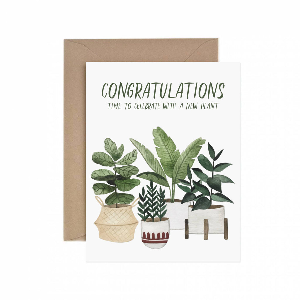 Paper Anchor Co. - Congratulations New Plant Greeting Card