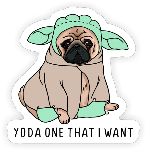 Mad River - Yoda One That I Want Sticker / Decal