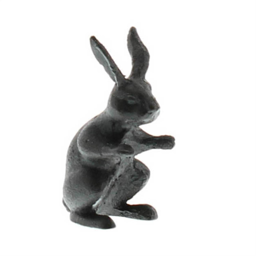 HomArt - Curious Rabbit - Cast Iron Hare - Antique Black
