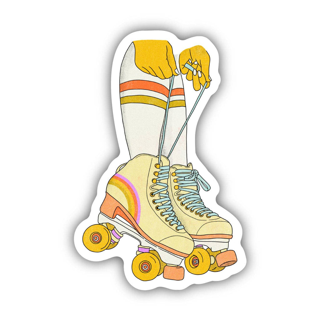 Big Moods - Throwback Rollerskates Sticker