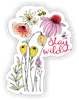 Mad River - Stay Wild Wildflower Sticker / Decal