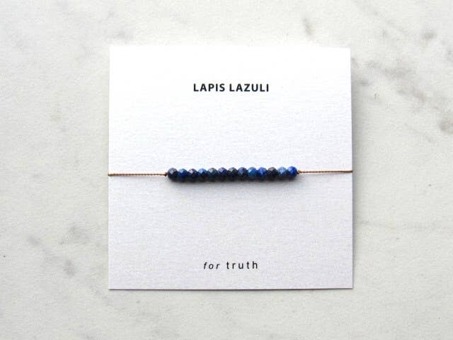 Soulsilk - Lapis Lazuli Bracelet Card