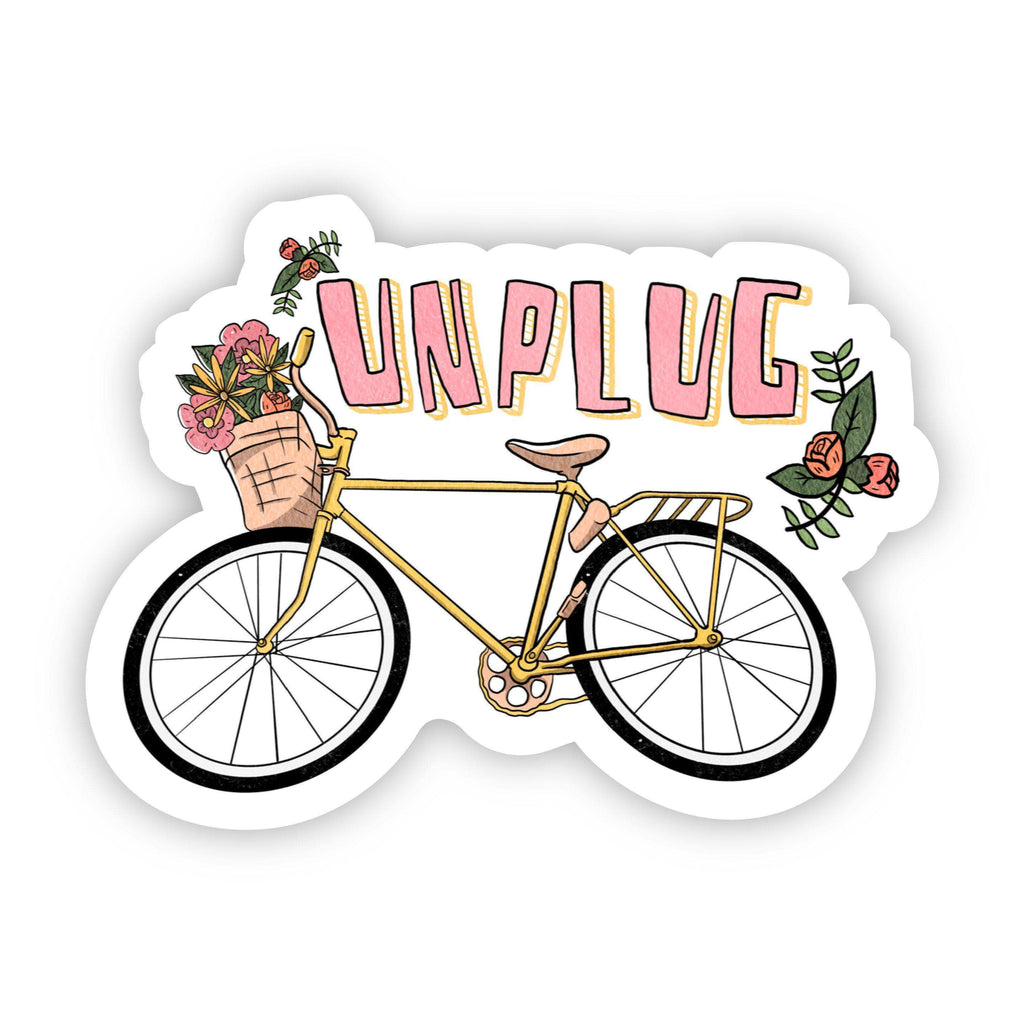 Big Moods - Unplug Bike Sticker