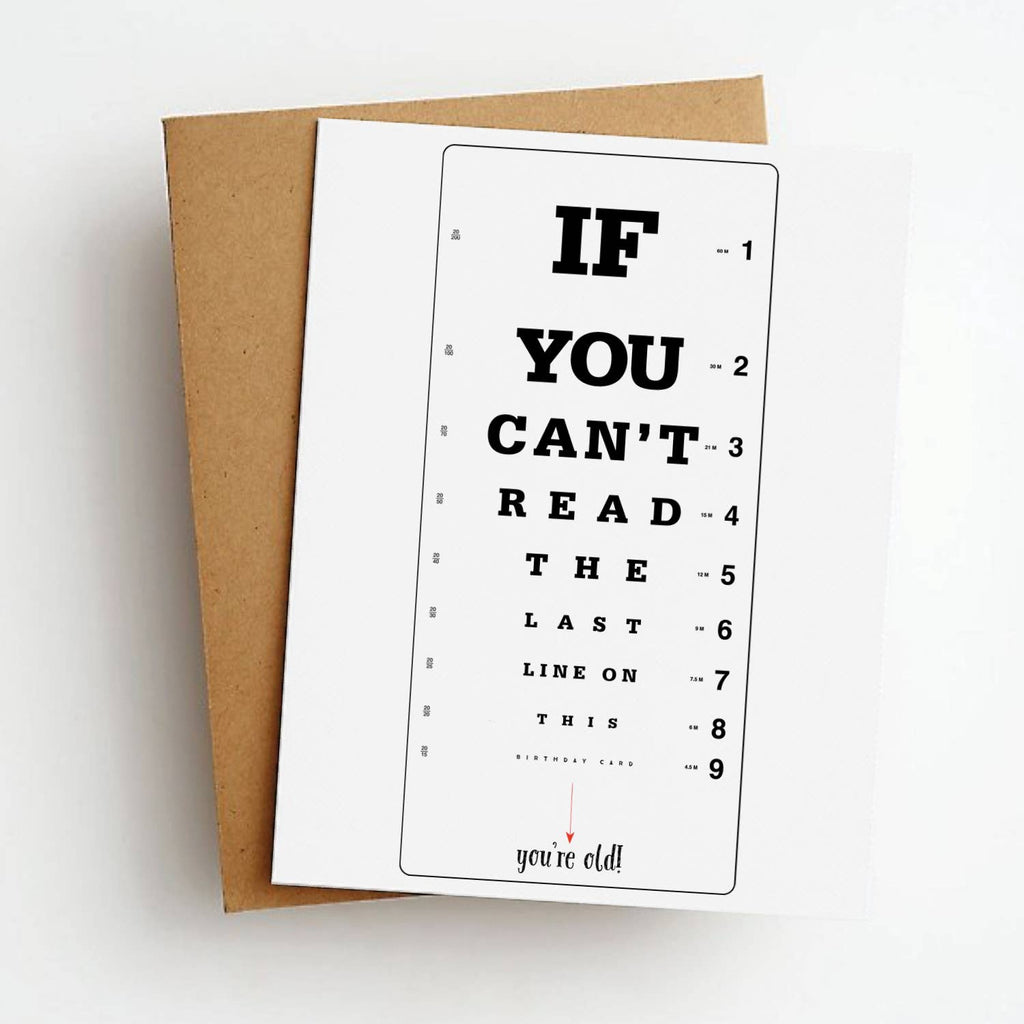 Skel & Co - Eye Chart Card