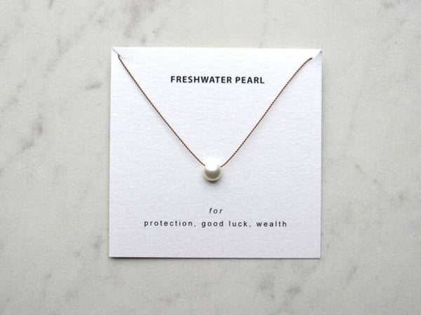 Soulsilk - Freshwater Pearl Necklace Card