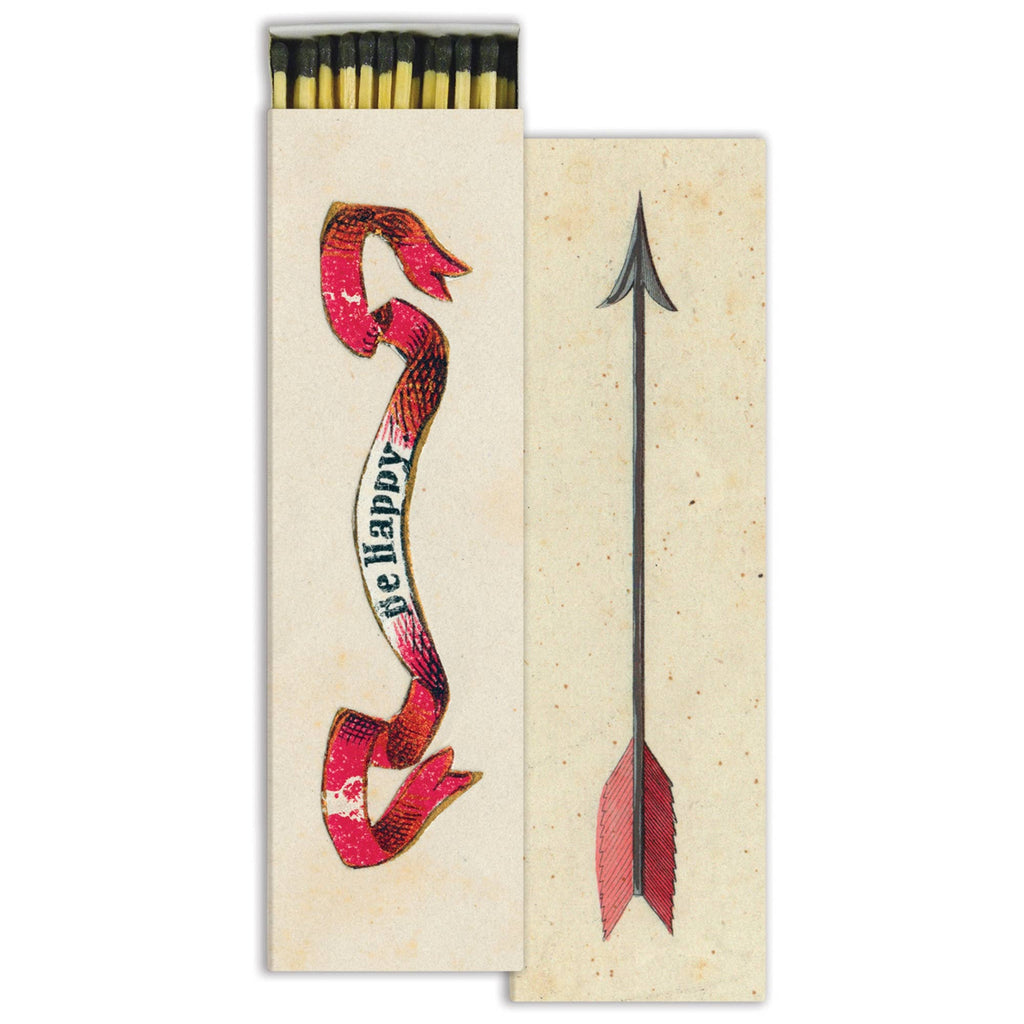 HomArt - Matches - Be Happy & Arrow - Red