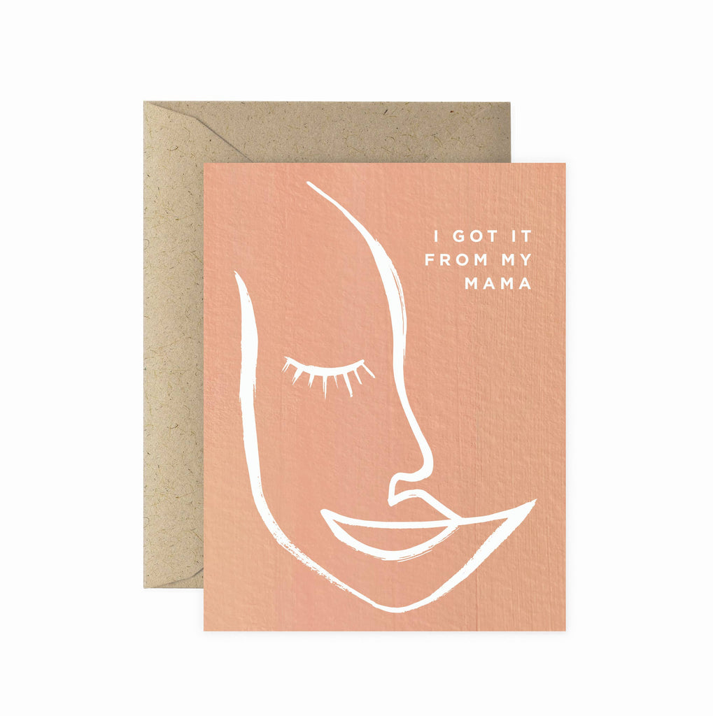 Paper Anchor Co. - From My Mama Greeting Card | Mother's Day Card