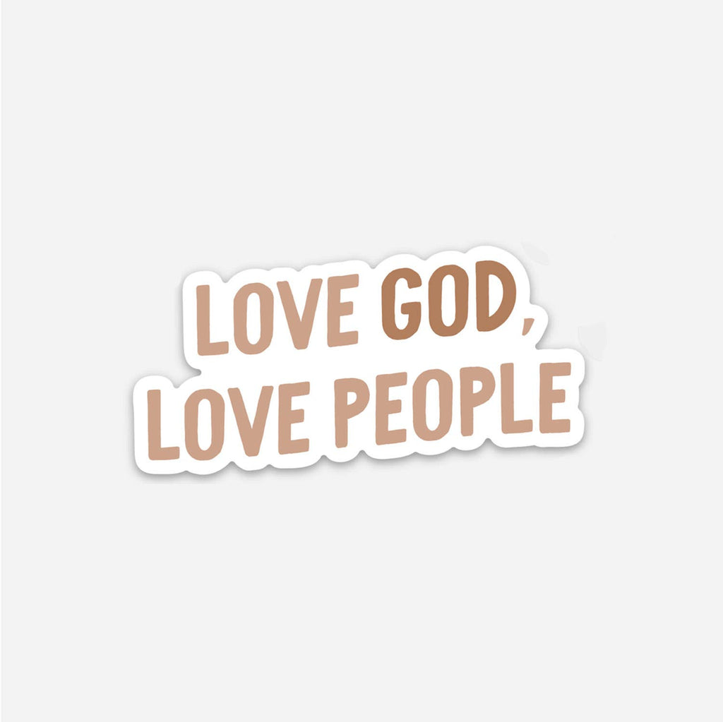 The Anastasia Co - Love God, Love People Sticker