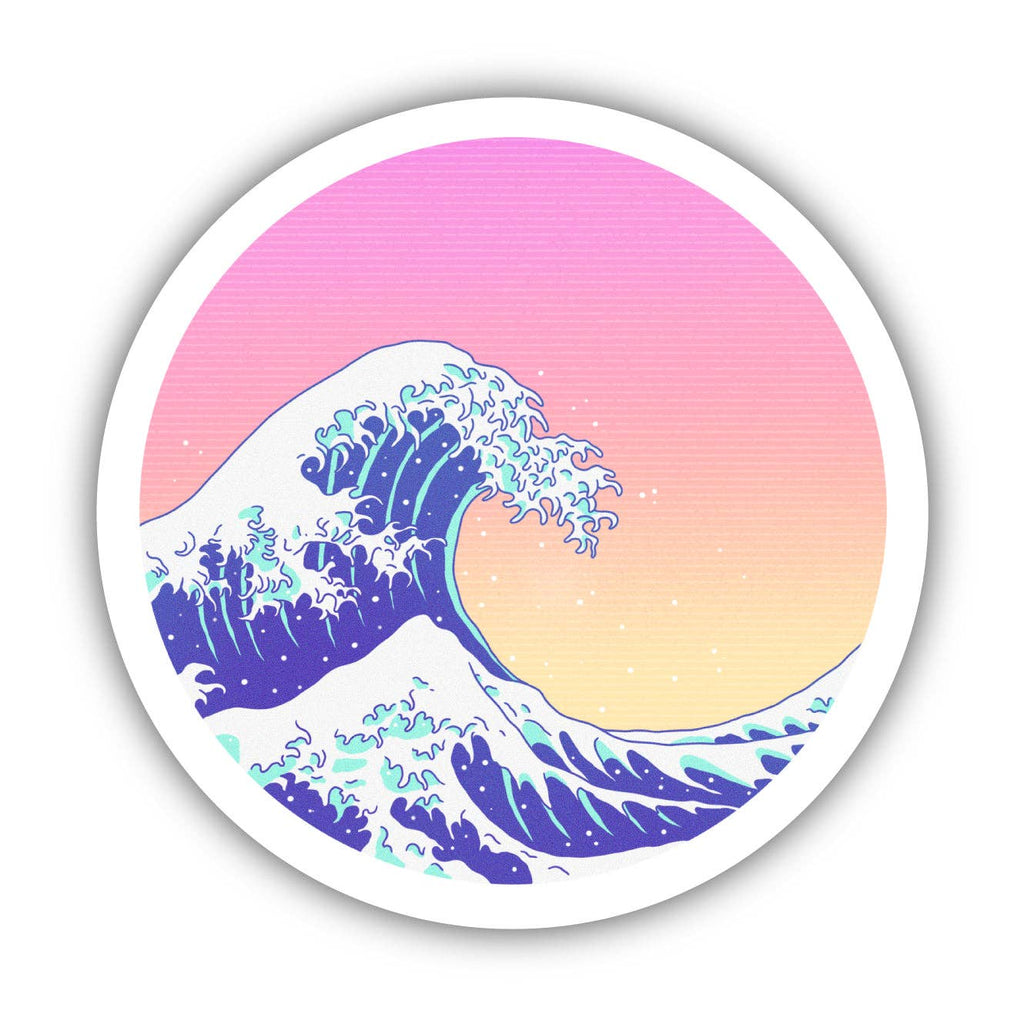 Big Moods - Ocean Wave Sticker