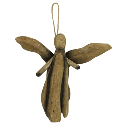HomArt - Rustic Hanging Angel, Wood, Arms Out