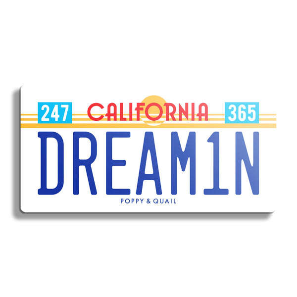 Poppy & Quail - CA DREAM1N Stickers