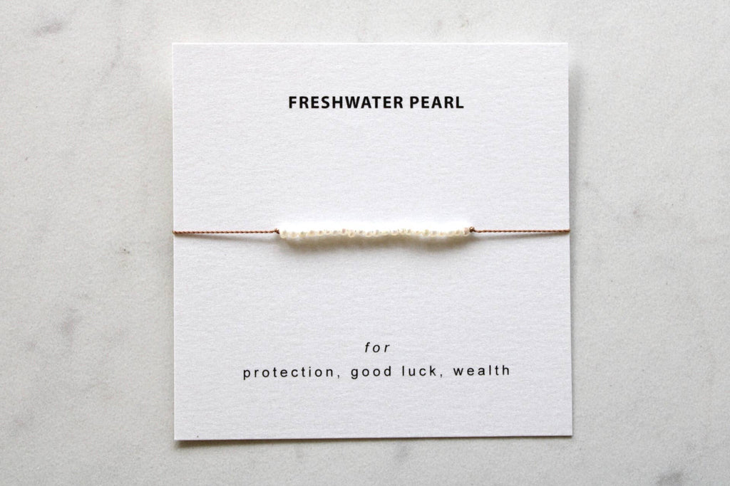 Soulsilk - Freshwater Pearl Bracelet Card